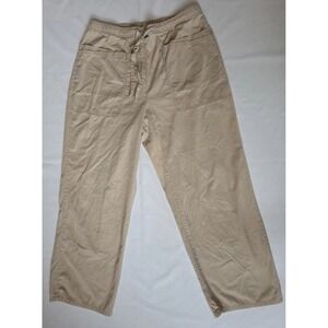 Orvis Sporting Traditions Since 1856 Women's Beige Pants with Elastic Waist — L